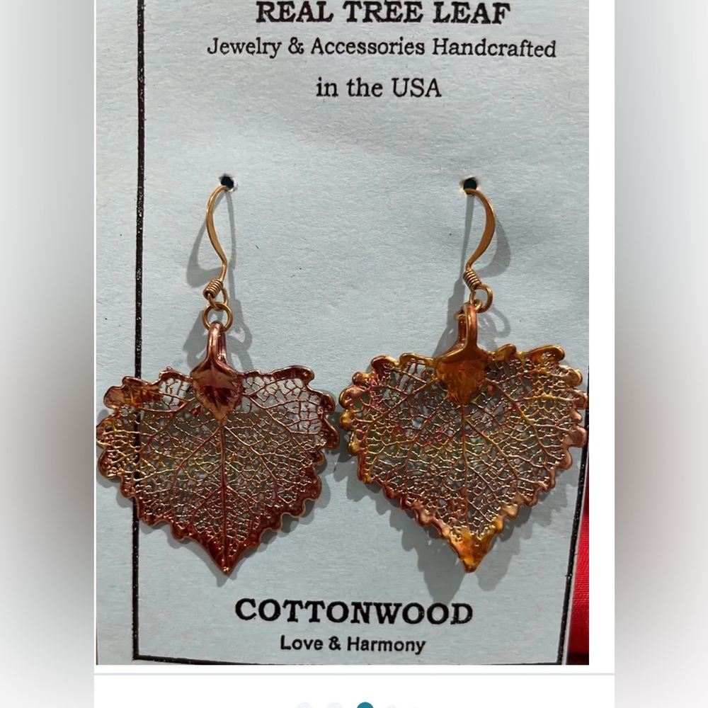 Gold Leaf Earrings